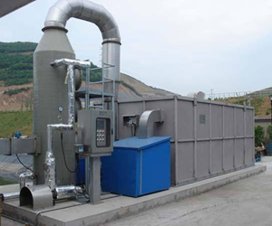 半導(dǎo)體廠車間廢氣凈化吸收裝置