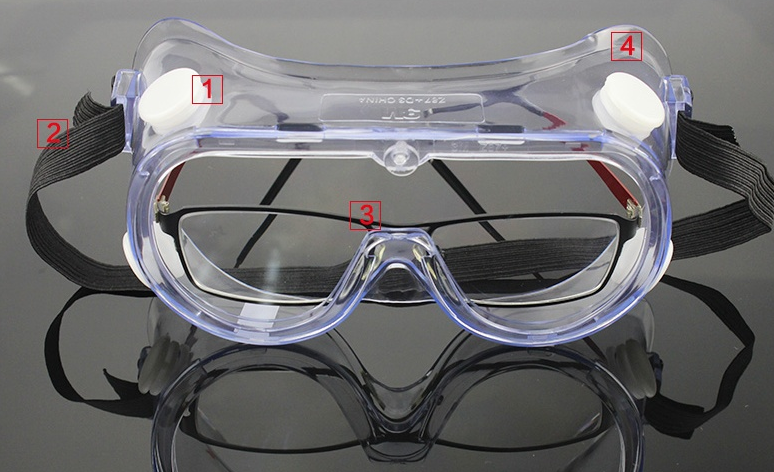 3M1621AF護目鏡防沖擊，防酸堿，防霧，防紫外