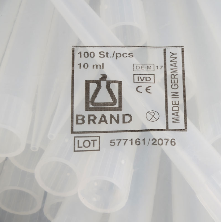 10德國(guó)Brand 普蘭德 原裝10ml無(wú)菌袋裝/盒裝吸頭