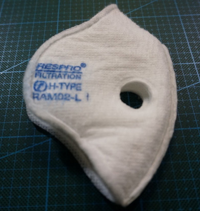 Bacou 高性能帶閥防護口罩