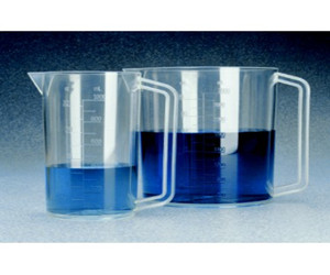 美國(guó)Nalgene 1220 帶柄帶刻度燒杯，高密度聚乙烯