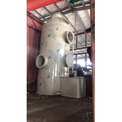 PP水噴淋塔降溫除塵設備制造商廠家誠信經營湫鴻環(huán)保