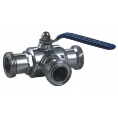 供應(yīng)Q24F、Q25F不銹鋼三通外螺紋球閥