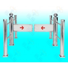 超市單向出入口自動門 紅外感應(yīng)擺閘 語音擺閘歡迎光臨系統(tǒng)