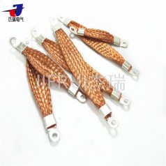 供應(yīng)柔性防雷銅導(dǎo)線(xiàn) 編織銅軟連接 導(dǎo)電銅鎖 設(shè)備/汽車(chē)電池搭鐵線(xiàn)