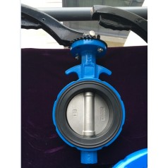 對夾手柄中線軟密封蝶閥(W-D7A1X-16C)