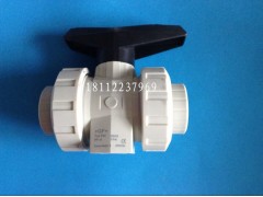 供應(yīng)瑞士GF Typ546 DN32 PP手動由令球閥