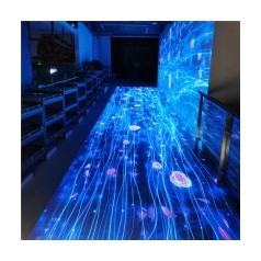 3d全息投影戶外墻面地面沉浸式投影設備5d互動游戲投影