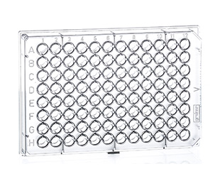 Greiner 96孔細(xì)胞培養(yǎng)微孔板（聚苯乙烯，TC表面處理，滅菌）651180 V型底，透明色，帶