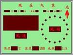 巨型LED顯示風(fēng)速風(fēng)向儀， 固定式風(fēng)速風(fēng)向儀
